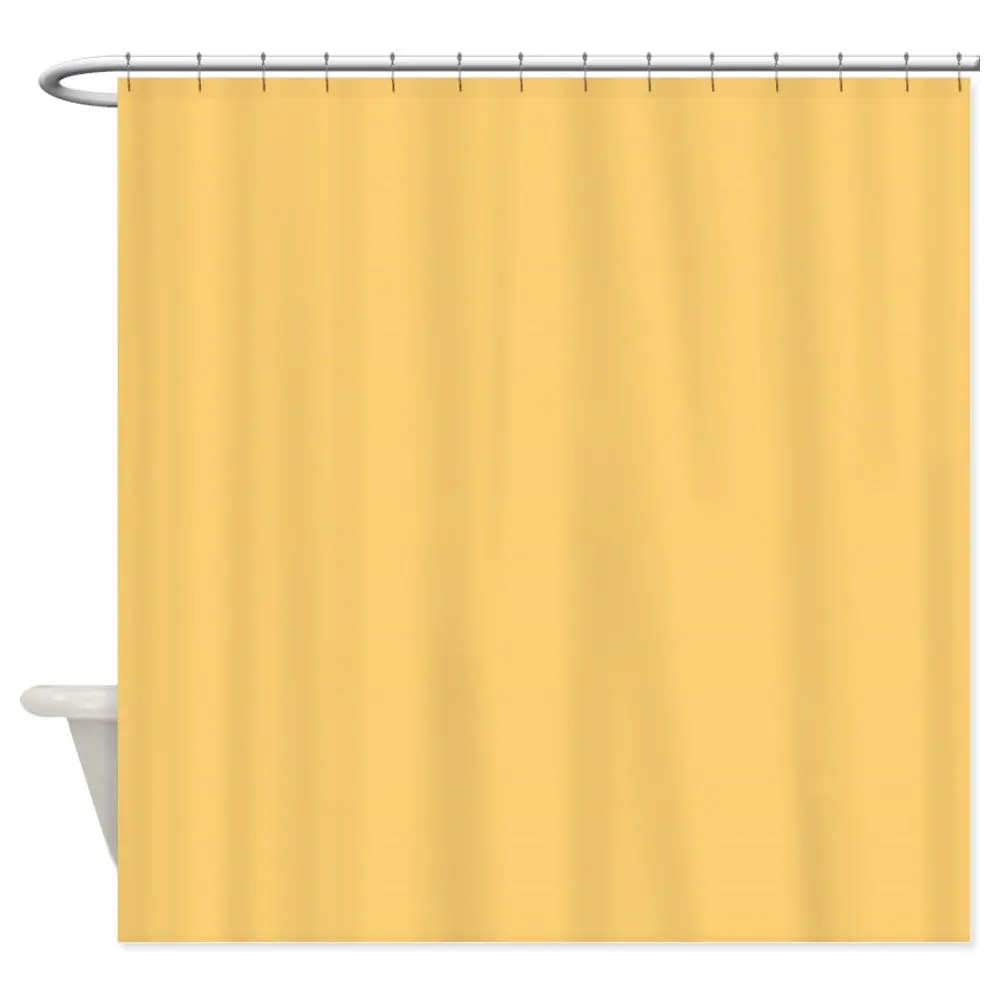 Mellowed Yellow Shower Curtain Decorative Fabric | Дом и сад