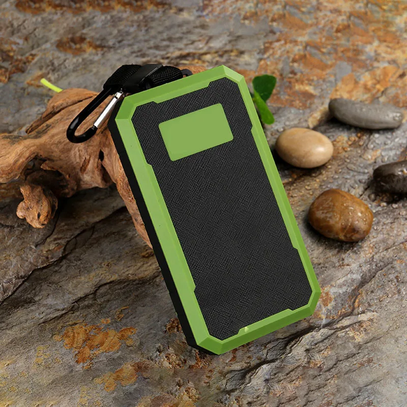 

15000mAh Solar Power Bank Portable External Battery Solar Powerbank Charger with Electric Cigarette Lighter for Smart Phone