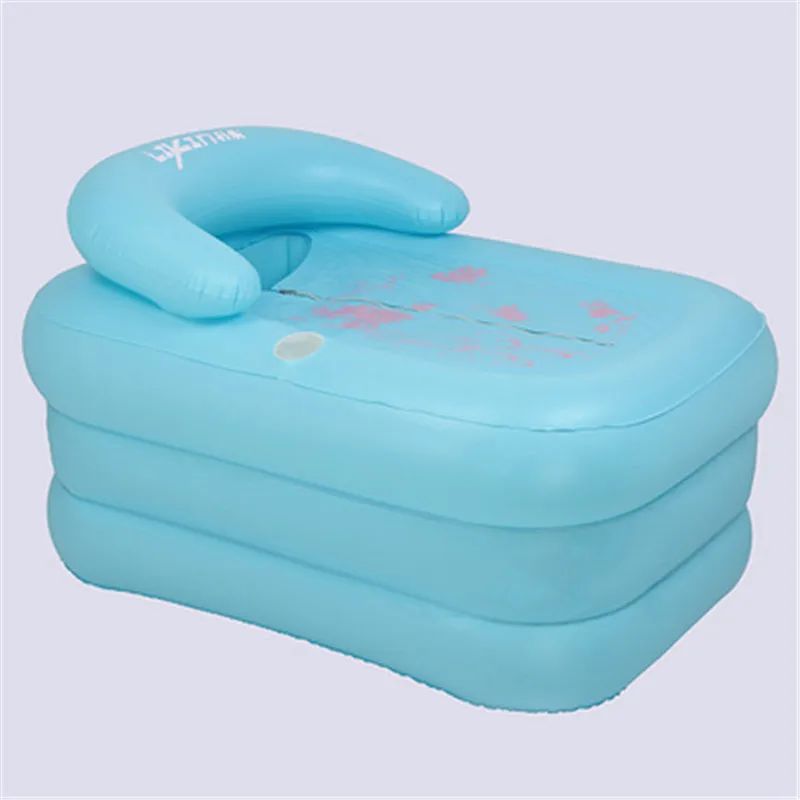 

Creative Inflatable Bath Tub Eco-Friendly Comfortable PVC Household Foldable Children Bathtub Hot Insulation Bath Bucket G999