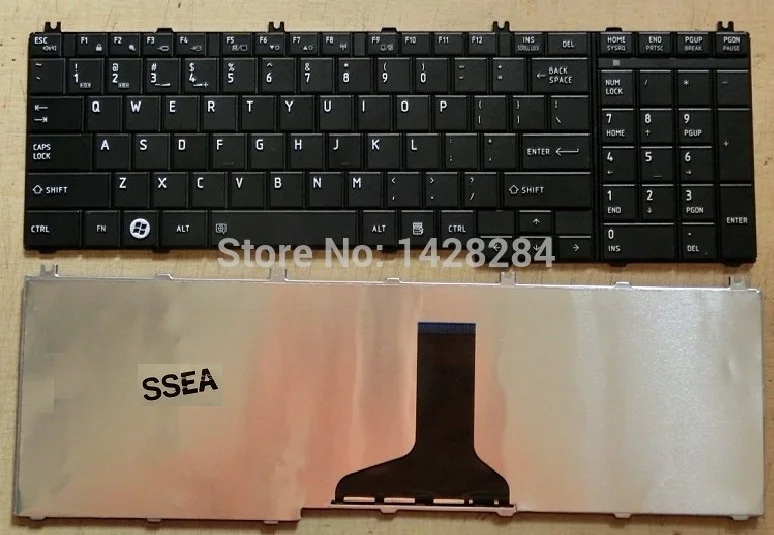 Новая клавиатура US для Toshiba Satellite C650 C655 C655D C660 C670 L650 L655 L670 L675 L750 L755 | Компьютеры и