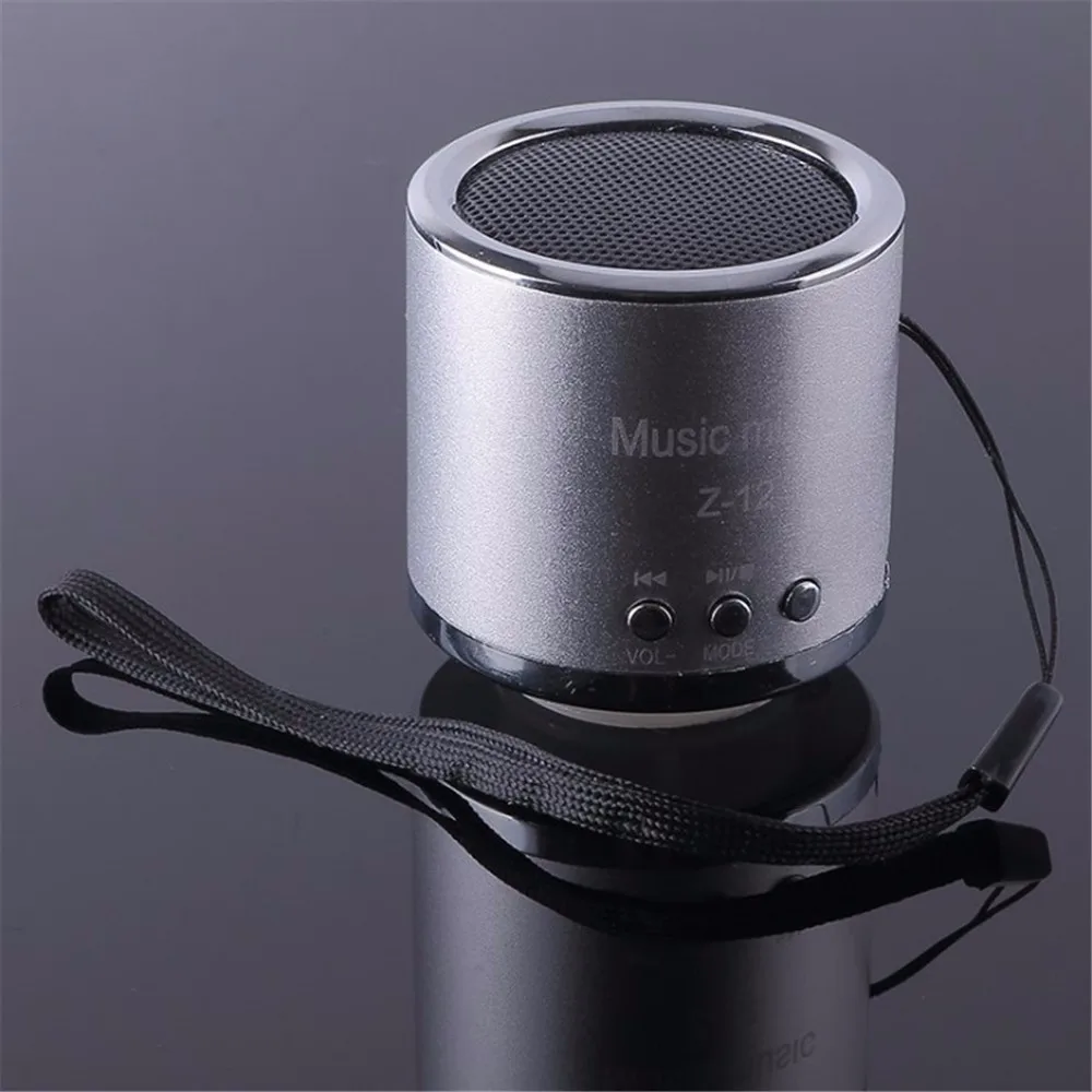 

FM Portable Speaker Z12 Mini Subwoofer Music Column Speakers Support USB Micro SD TF Card Mp3/4 For Iphone Laptop PC
