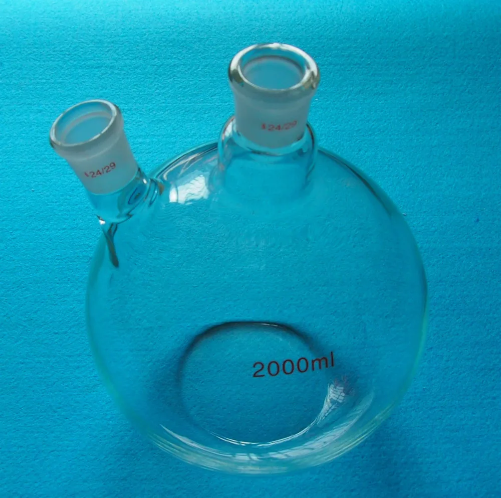 Стеклянная колба с плоским дном 2 л 2000 мл 24/29 шт.|flask sale|flask refillflask |
