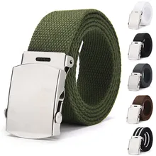 Vintage Men Belt Military Canvas Outdoor Training Belt For Jeans Trouser Accessory cinto masculino