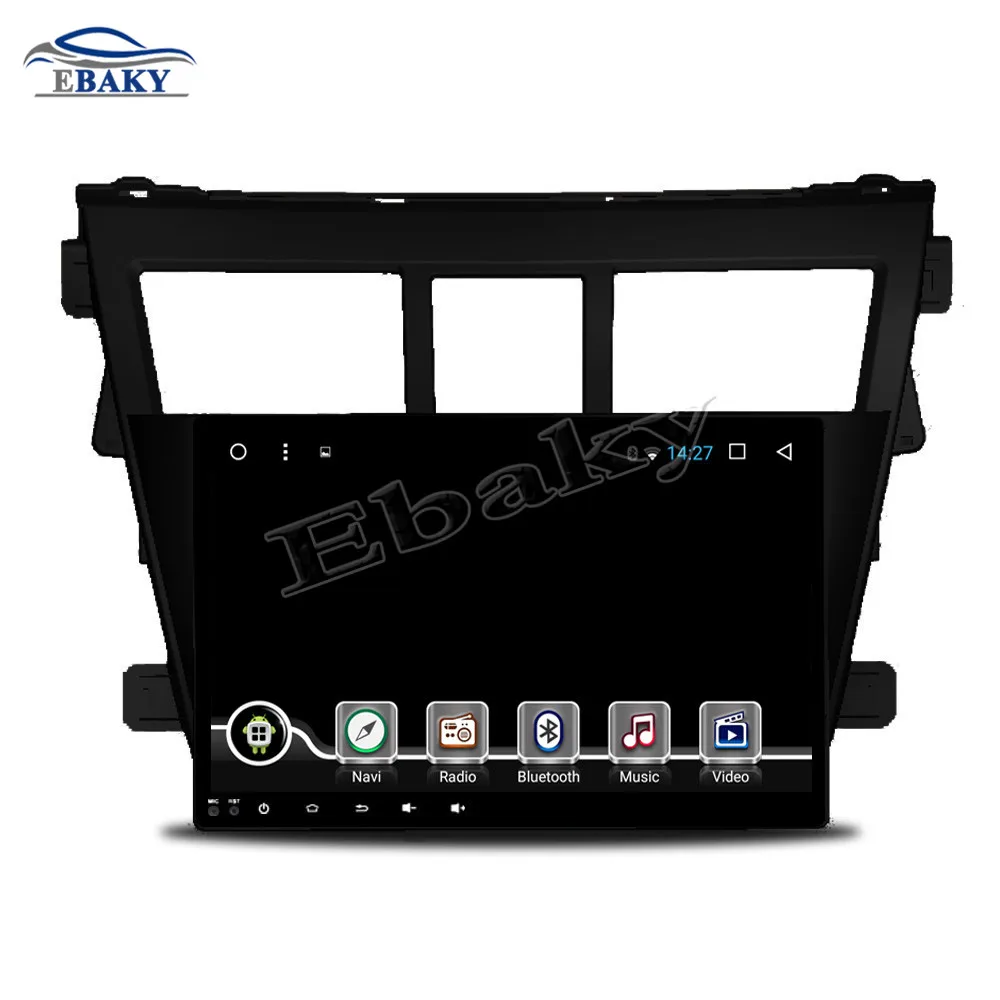 Excellent NaviTopia 9inch 1GB/2GB Quad Core/Octa Core Android 7.1/8.1 Car DVD Radio for Toyota VIOS 2008 2009 2010 2011 2012 2013 GPS/map 12