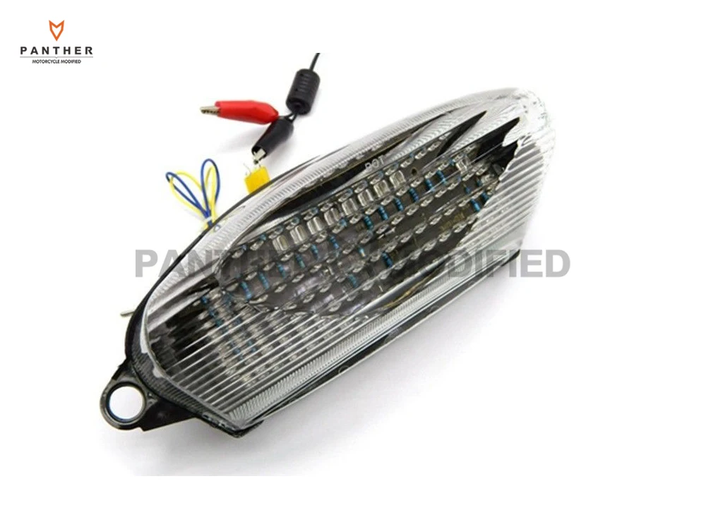 

Clear motorcycle LED Turn Signals Tail Light case for Honda VTR1000F Super Hawk 1000 1997-2005