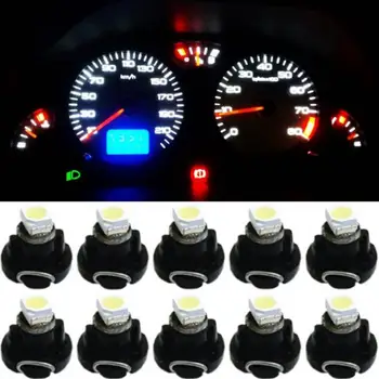 

Good Quality 12V 0.2W T3 LED lamp Car Light bulbs dashboard 10x T3 Cluster Gauges LED Panel 7 Color