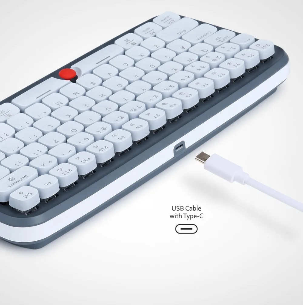 Ajazz ZERO Bluetooth Dual-mode Mechanical Keyboard 79-key RGB light Gaming Keyboard Support WindowsMac (7)