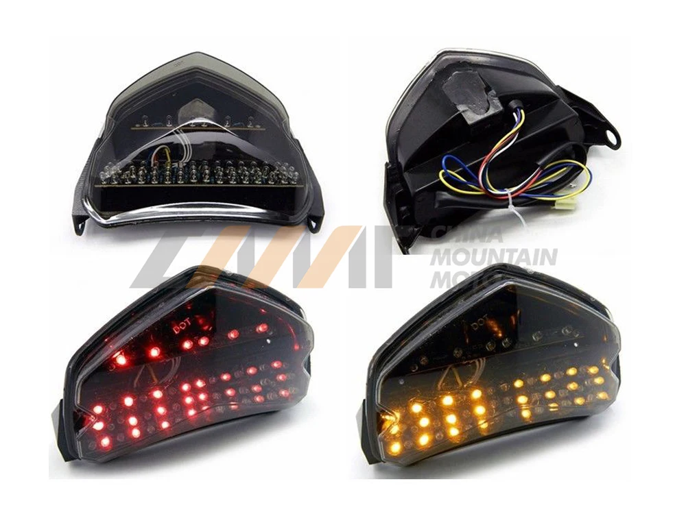 

Smoke LED Motorcycle Turn Signals Tail Brake Light Case for Suzuki GSXR600 GSXR750 GSX-R 600 750 2004-2005 K4