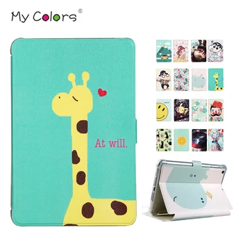 

PU Leather Case Cover For iPad mini 2 3 Slim Print Protective Stand Skin For Apple iPad 7.9 inch mini2 Mini3 Smart Tablet Sleeve