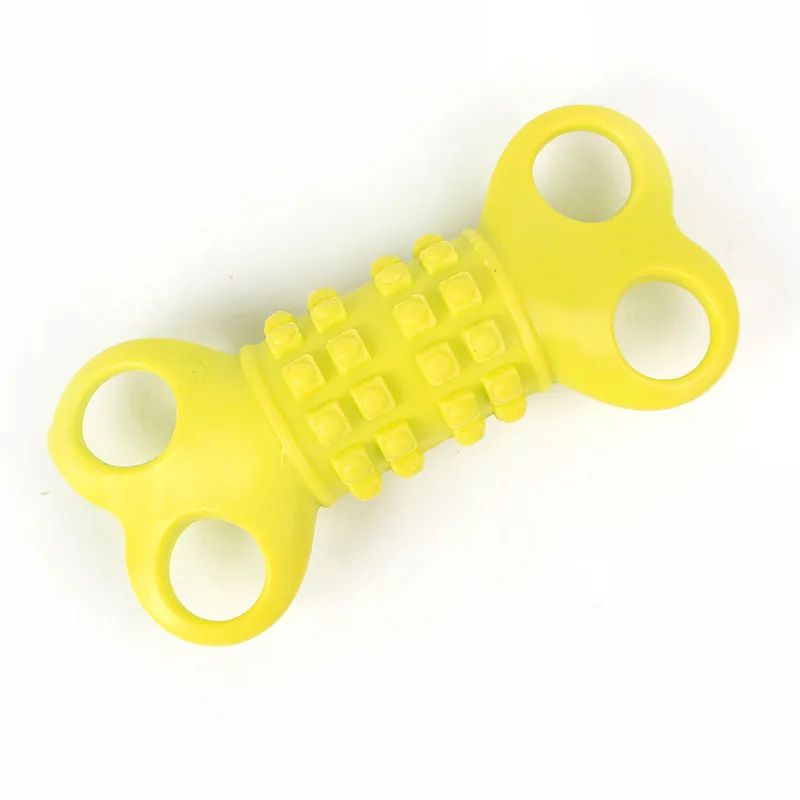 Для животных, из ТЭП игрушки для укусов собак Экстра-жесткий резиновый мяч игрушка забавный интерактивный эластичный шарик жевательные игрушки для собак - Цвет: 1pc Bone