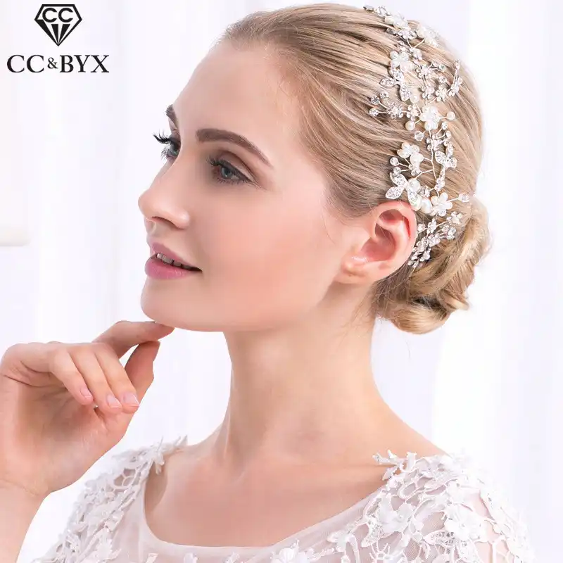 Cc Headband Hairbands Tiara Crwon Wedding Hair Accessories Vintage