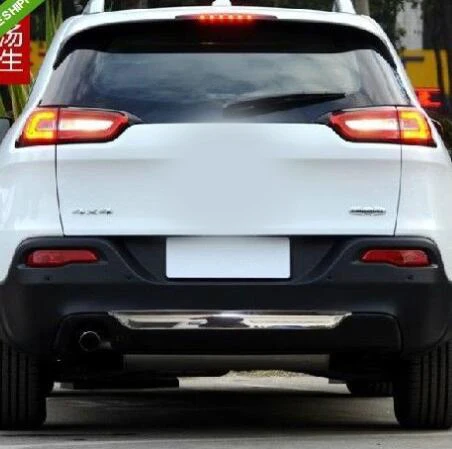 

CHROME REAR BUMPER STREAMER trims for 2014 2015 JEEP Cherokee