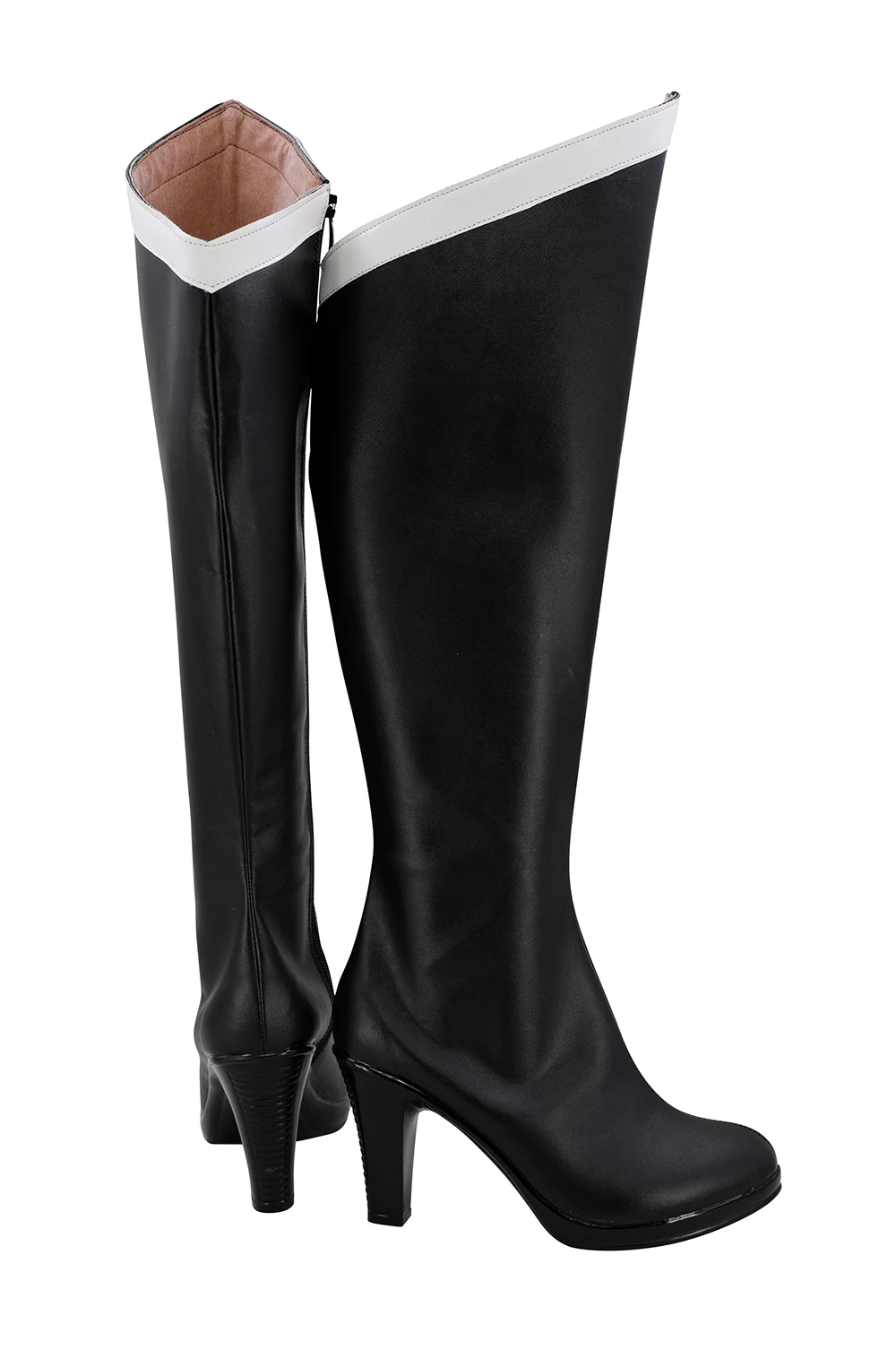 Sailor Moon Meiou Setsuna Cosplay Boots Black Shoes High Heel Custom Made (3)