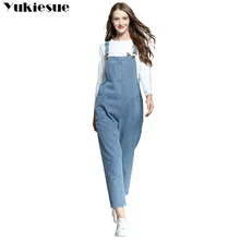 Уличная женская джинсовая одежда, женские комбинезоны, джинсы, Женский ковбойский комбинезон подтяжки для брюк, женские джинсы, Плюс Размер 5xl