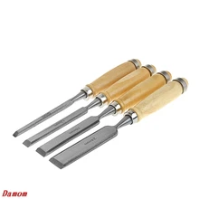 4 шт./компл. скульптура из дерева зубило плоское DIY ручной инструмент для работы по дереву MY27_20