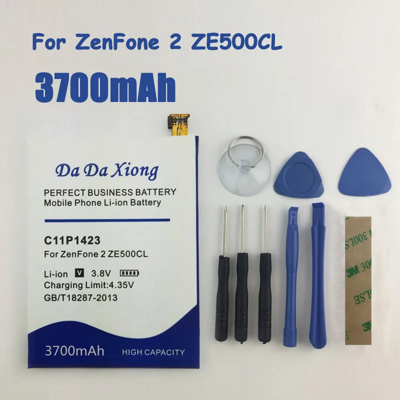 Аккумулятор высокой емкости 3700 мАч C11P1423 для Asus Zenfone 2 ZE500CL Z00D мобильный
