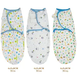 Детское Пеленальное Одеяло, хлопковое товары для пеленания, 2018 разных цветов, 62*28 см
