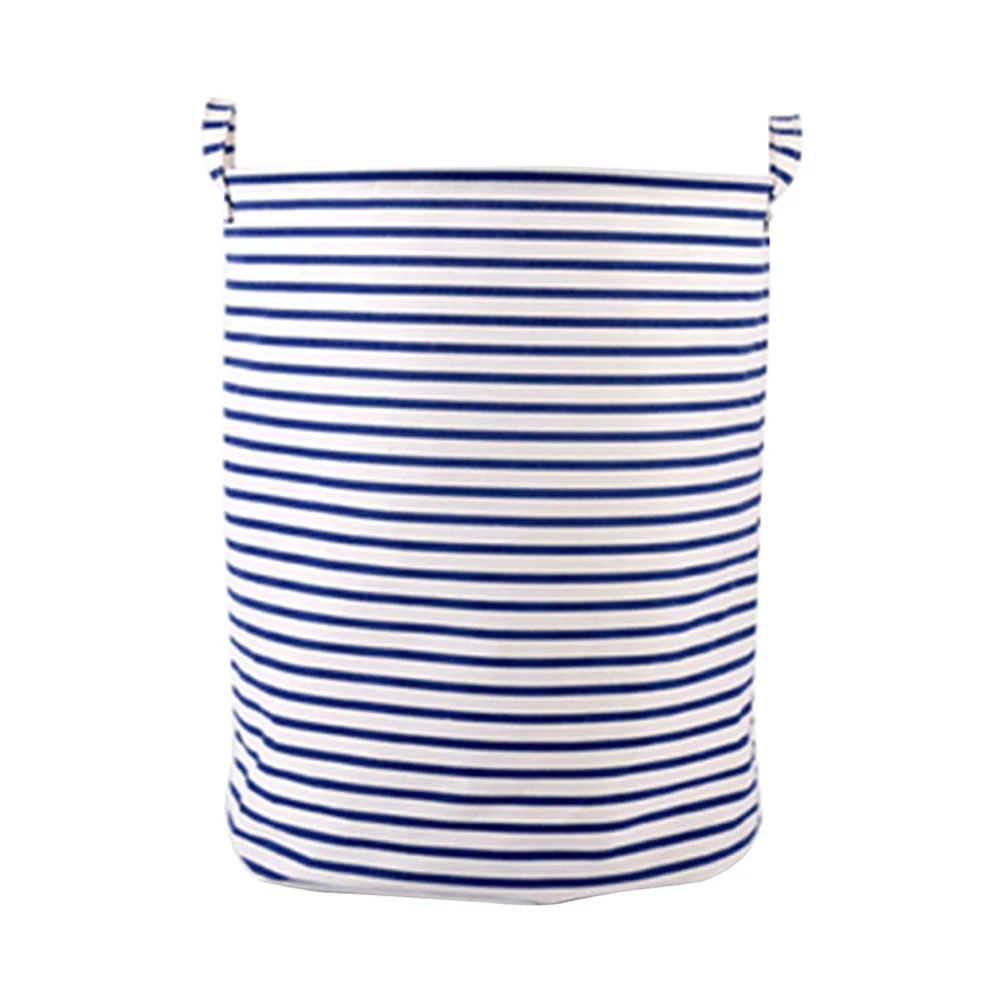 اليابانية نمط القطن و الكتان أشتات سلة التخزين طوي المحمولة كبيرة سلة الغسيل القذرة صندوق تخزين ملابس المنظم