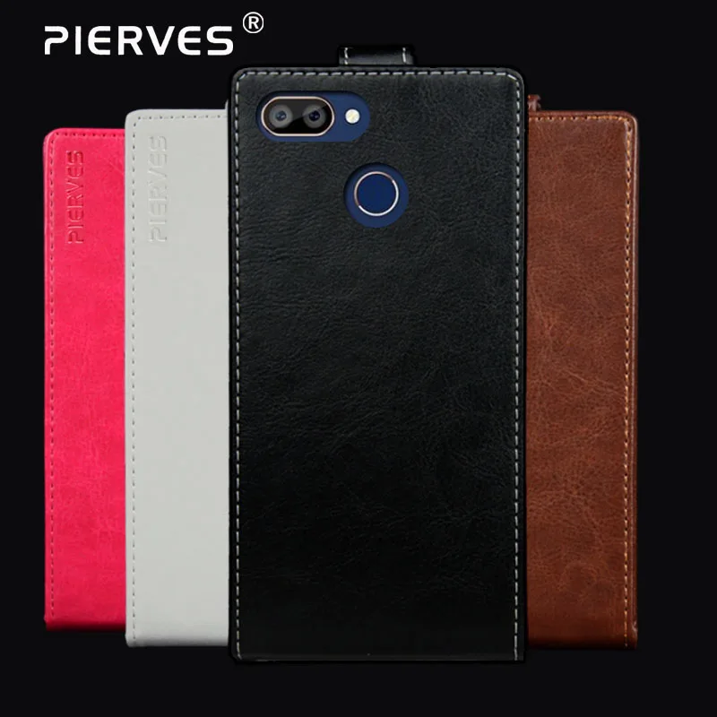 

Pierves Fashion Magnetic PU Leather Card Flip Case Cover For Oukitel C11 Pro