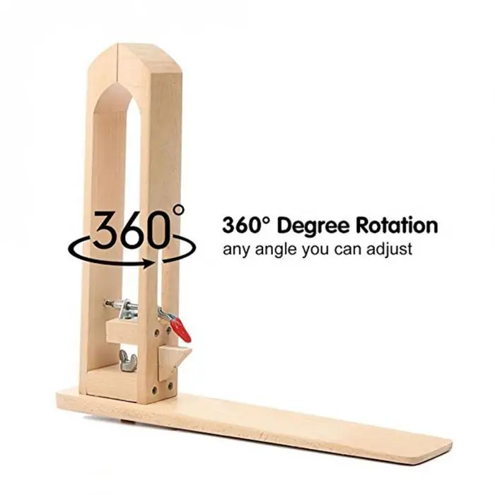 360 градусов вращающийся деревянный кожаный стол шнуровки рабочего шитья для DIY шитье кожевенное ремесло инструменты LE66
