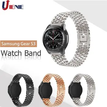

22mm Alloy Strap for Samsung Gear S3 Frontier/Classic Watch Band Galaxy Watch 46mm Wristband Bracelet for Huawei Watch GT 2 Band