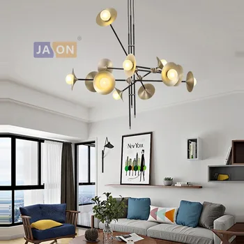 

g9 led Postmodern Iron Glass Gold LED Lamp LED Light.Pendant Lights.Pendant Lamp.Pendant light For Dinning Room
