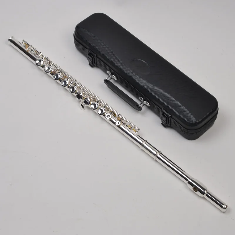 Музыкальный инструмент JINBAO jbfl-6248s флейта 16 Ключ Посеребренная флейта звонки c флейта