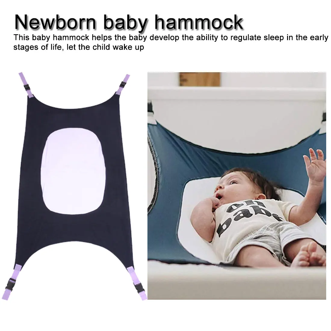 

New Baby Infant Hammock with two Pacific Home Outdoor Detachable Portable Comfortable Bed Kit Camping Baby Hanging Sleeping Bed