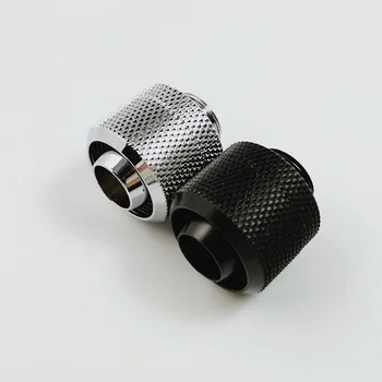 

WinfMOD 3/8"ID X 5/8"OD (10 X 16mm tubing) Compression Fittings with G1/4 Thread Silvery Black Color