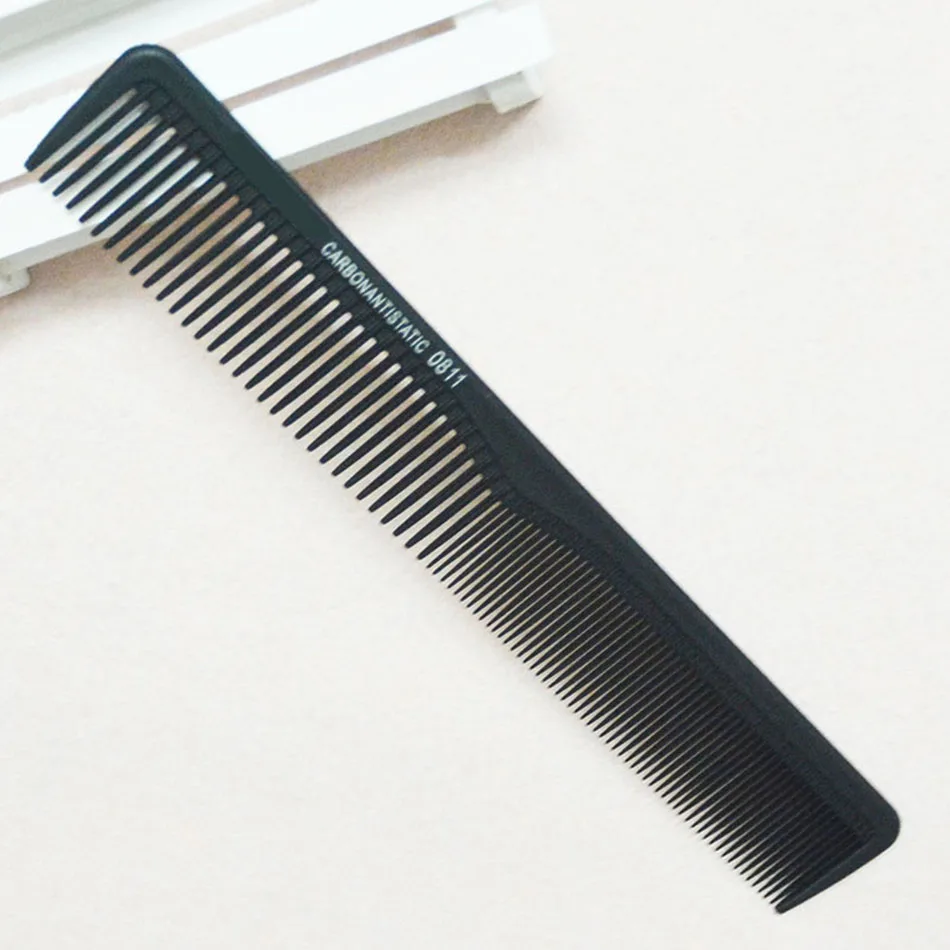 

Black Hair Comb Professional Salon Hairdressing Comb Tapered BarberTapered Hair Cutting Comb