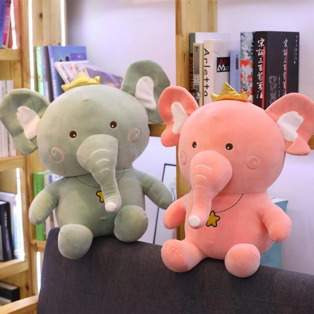 stuffed elephant with big ears