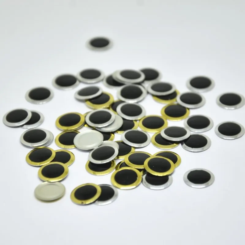 

FlatBack DIY Hotfix Rhinestuds Aluminum Round Iron On Rhinestones Metalic With Adhesive Hot Drilling DIY Garment Accessories