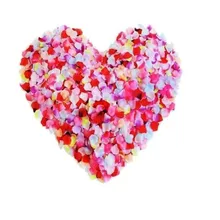 1000 шт./лот искусственный лепесток цветка DIY ручной работы шелковые розы лепестки Листья для свадебного украшения вечерние принадлежности