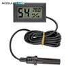 Professional Mini Probe Digital LCD Thermometer Hygrometer Humidity Temperature Meter Indoor Digital LCD Display Black ► Photo 3/5