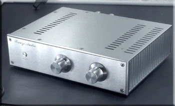 

D-052 CNC All Aluminum Chassis Case Box Cabinet for DIY Audio Power Amplifier 300mm*80mm*211mm 300*80*211mm