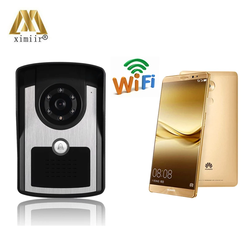 #*Cheap Good Quality Mobile WIFI Video Door Phone Video Intercom System Wireless Door Control Wireless Remote Control Video Door Bell