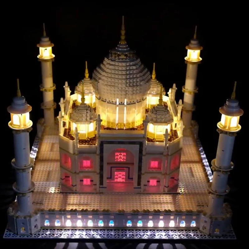 Набор со светодиодной подсветкой для lego 10189/10256 и 17001/17008 строительные блоки Тадж