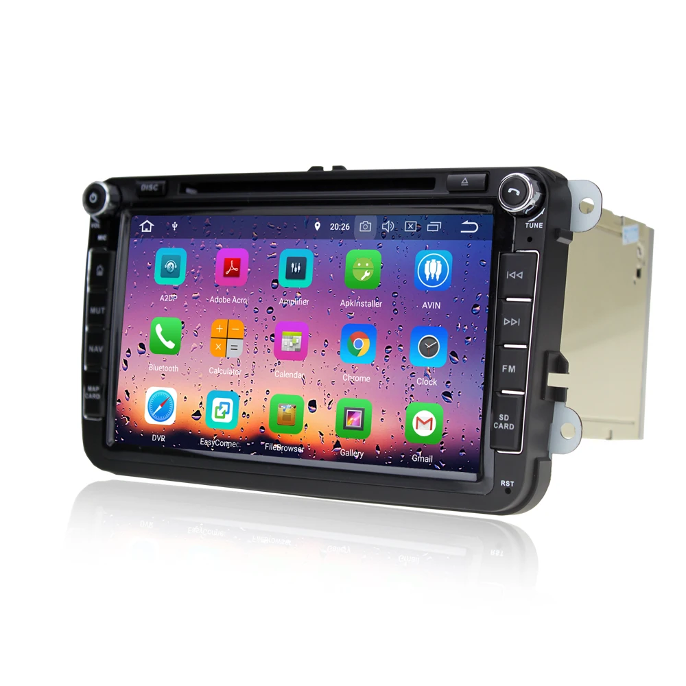 Excellent 4G Octa Core Android 8.0 4GB RAM Car DVD GPS Radio Player For VW Passat B6 B7 Jetta Caddy Tiguan Golf Polo Skoda Yeti Superb Car 2