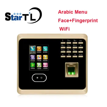 

Free Shipping Arabic Menu WiFi UF100Plus Tcp/ip+Wifi Biometric Face Time Recording Attendance System
