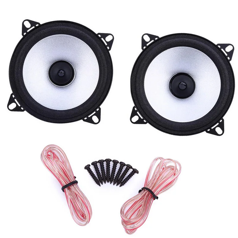 4 Inch Foam Rubber Edge 2x60w Free Shipping Factoty Direct Car 4 Inch Foam Rubber Edge 2x60w Free Shipping Factoty Direct Car Audio Stereo Subwoofer Speaker Full Range In Multi Tone Claxon Horns From Automobiles