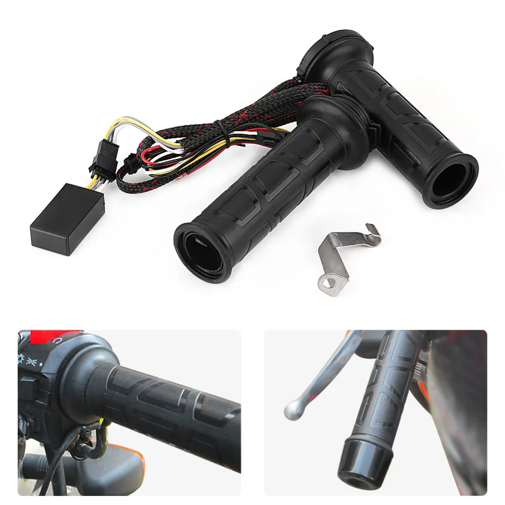1 Pair 22mm(7/8") Motorcycle ATV Electric Hot Heated Warm Hand Grips