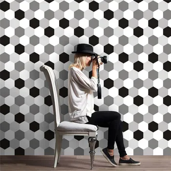 

European Imitation Ceramic Tile Floor High-end Wall Sticker Living Room Kitchen Bathroom Imitate Tile Floorboards Wall Stickers