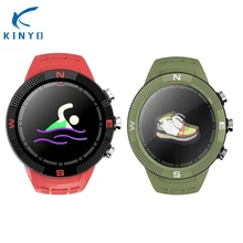 Gps Смарт сердечного ритма, Смарт-часы IP68 Водонепроницаемый напоминание сообщение трекер сна умный Браслет Bluetooth 4,2