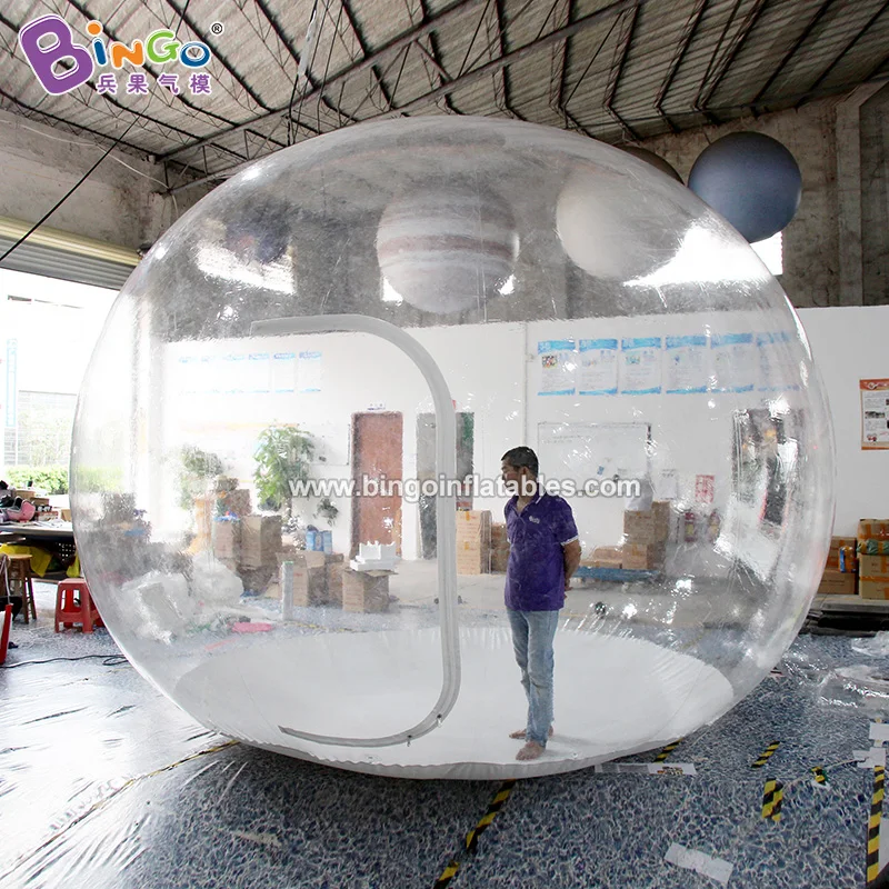Коммерческое использование 4 м надувные рождественские Пузырьковые шары воздушные пузырьки снежный шар на заказ для рекламы украшения игрушки