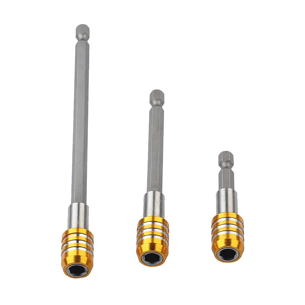 Cutter for Manicure Cutter Hex Shank Magnetic Screwdriver Quick Release Extension Holder Bit Set 3Pcs Magnet Tools Tools