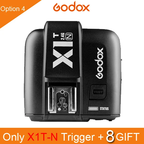 Godox X1t X1 комплект ttl 2,4G беспроводной триггерный передатчик вспышки приемник для Canon для Nikon для sony TT685 V860 II Вспышка speedlite - Цвет: X1T-N