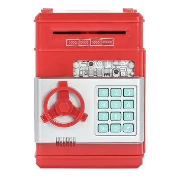 

Children's Money Saving Bank Deposit Box Intelligent Voice Mini Safe and Coin Vault for Kids with Pass Code 7 Colors
