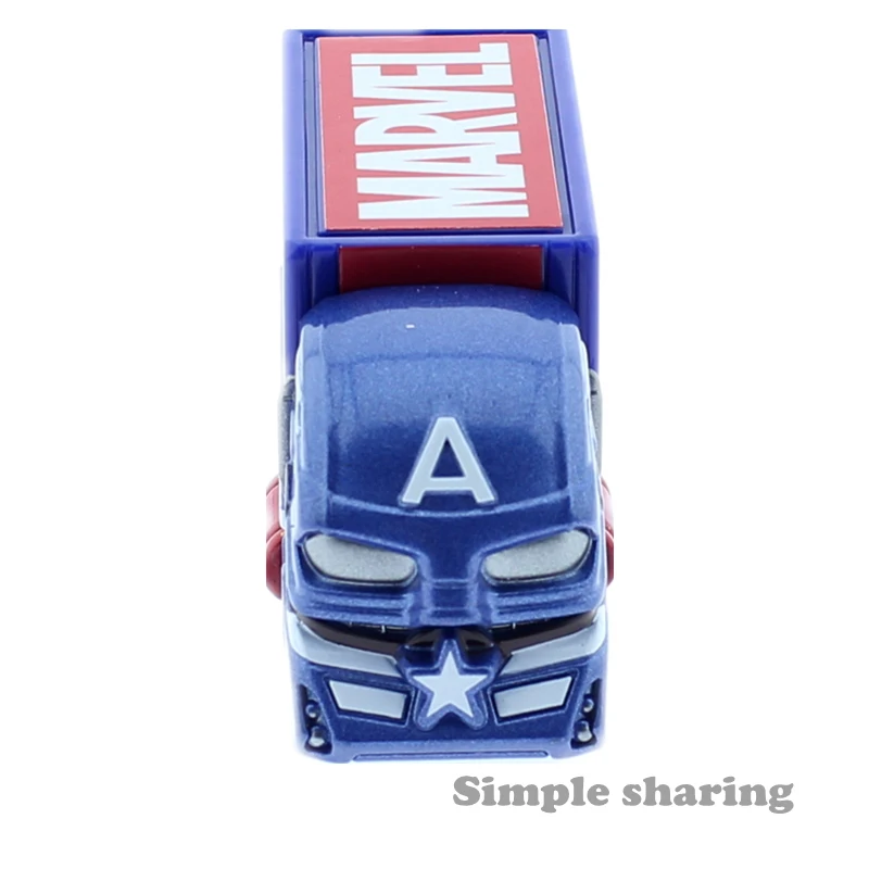 TAKARA TOMY Tomica с героями комиксов Марвел мелодия Evo 6 0 Мстители грузовик