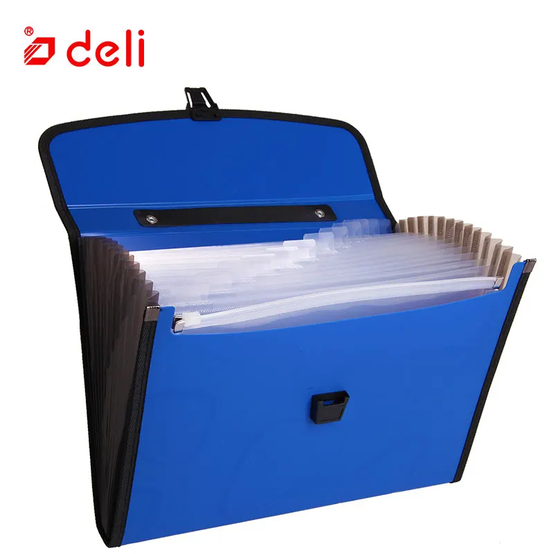 Deli A4 Size Folder Document Bag Expandable Filing Storage Document File Folder Organizer