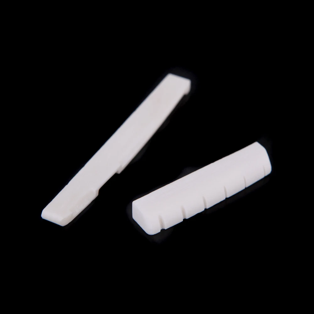 

Ox Bone Guitar Bridge Nut Saddle For 6 String Acoustic Guitar Musical Instruments Guitar Accessories White